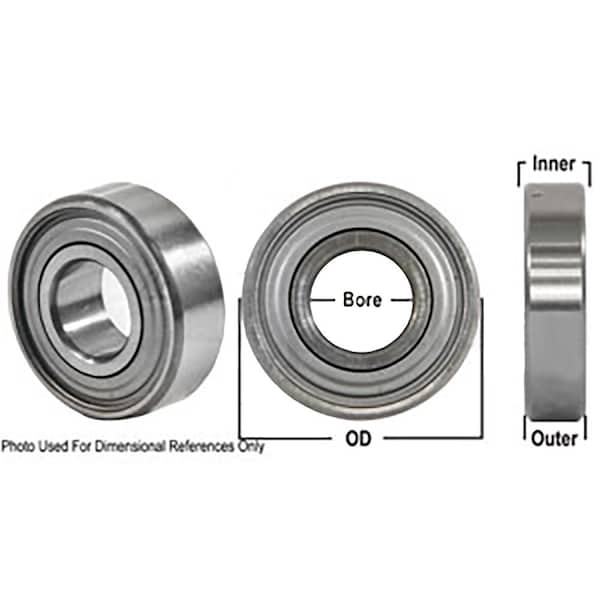 Aftermarket Cylindrical Round Bore Tractor Ball Bearing Fits JD9331 205RHN 106801 669807R1 - main